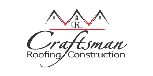 Business logo for Craftsman Roofing & Construction